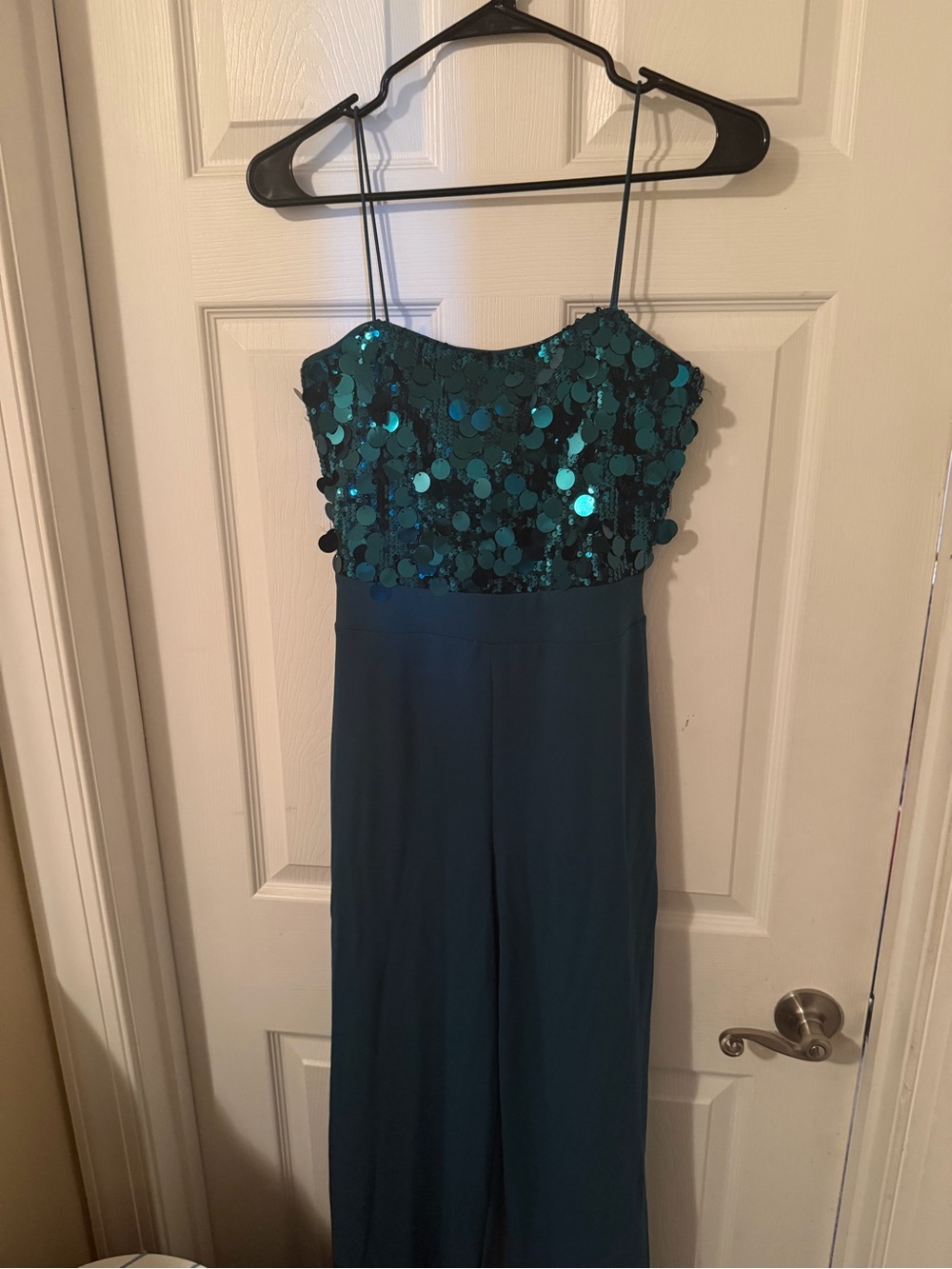 Green Sequin Jumpsuit